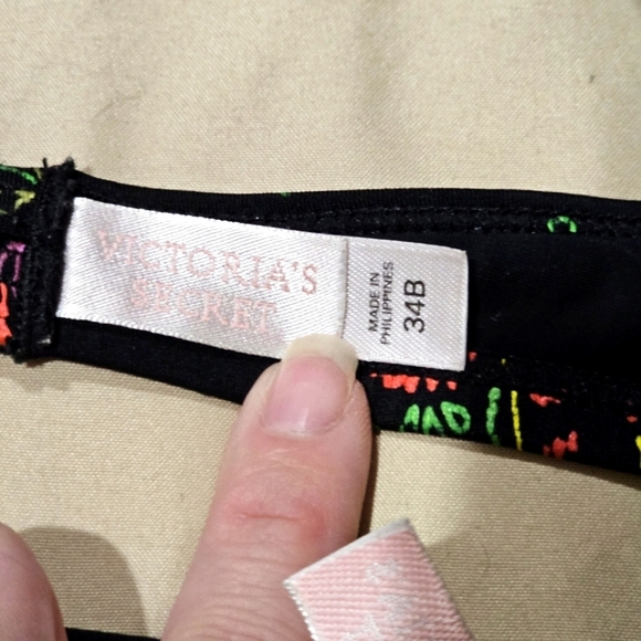 Victoria’s Secret ✦ Embroidered Floral Bikini Set ✦ Triangle Halter Top + Beaded - Picture 12 of 16